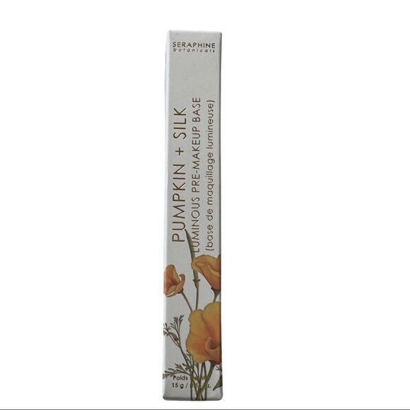 Seraphine Botanicals Pumpkin + Silk - Luminous Pre-Makeup Base Primer • NIB - Picture 6 of 7